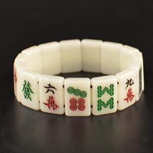 Mahjong Mini-Tiles Stretchy Bracelet